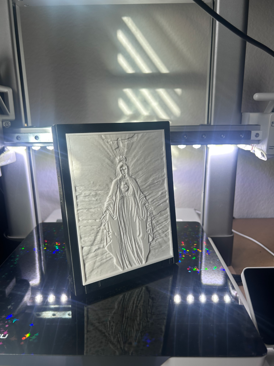 Virgin Mary Lithophane